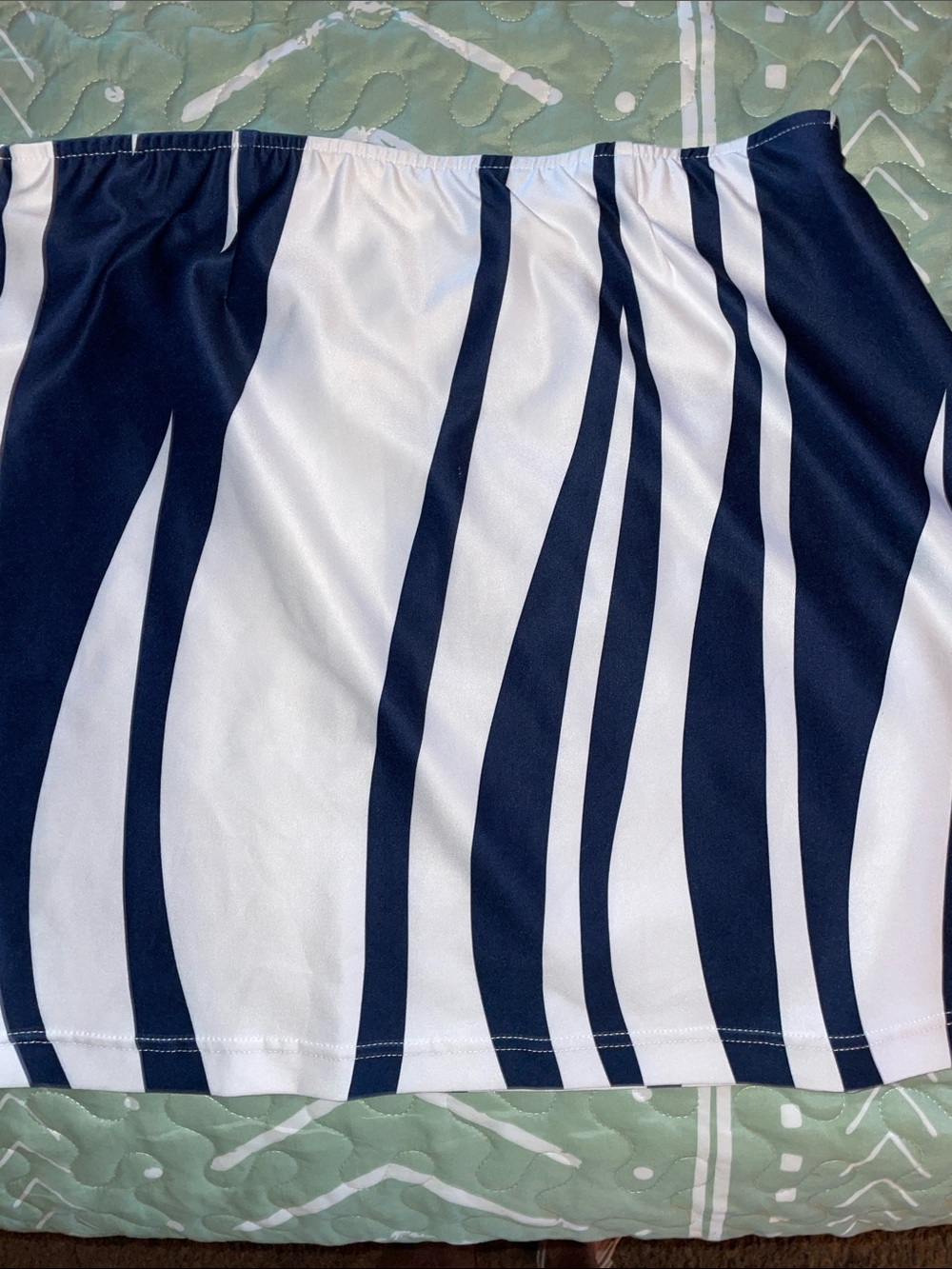 Nike White Shorts with Black Waist Stripe